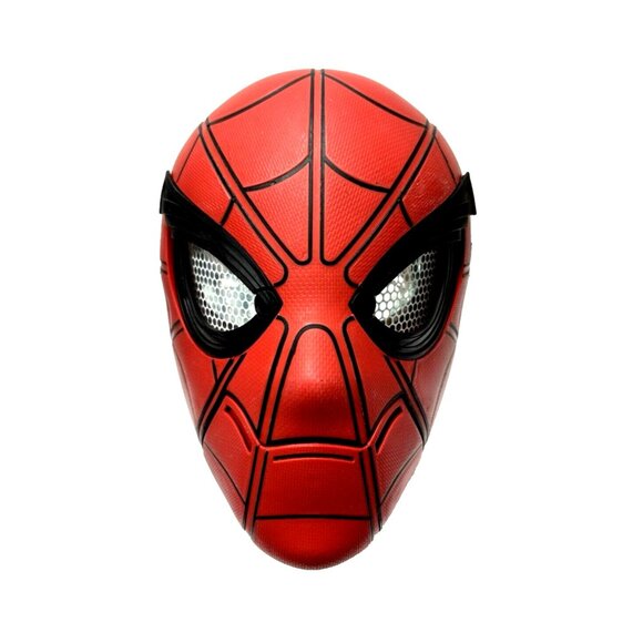 Spiderman Mask Full Face Cover Costume, Red, GUC As Is Doesn’t Function Properly - Picture 1 of 12